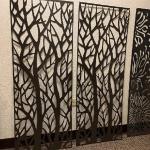 Artistic Durable Modern Perforated Corten Steel Sheets Laser Cut