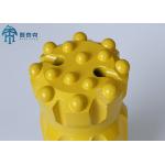 Flat Face Design Tungsten Carbide Button Bits T38 Threaded 64mm for sale