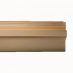 6063 T5 Architectural Aluminium Profiles  Middle Seam Strip Skirting Line
