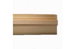 China 6063 T5 Architectural Aluminium Profiles  Middle Seam Strip Skirting Line supplier