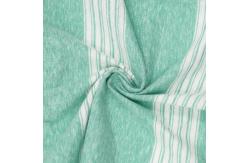 China Soft High Quality And Cozy Cotton ​Striped Material Fabric For T-Shirt supplier