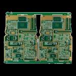 3OZ Copper Thickness 6-Layer Fr4 PCB with HASL Green Solder Mask and Flying Probe Test for sale