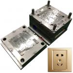 Indoor Plastic Wall Plugs Plastic Electronic Parts Injection Moulded Plastic for sale