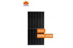 China 445w 9bb Single Glass Mono Half Cut Cell Solar Panels supplier