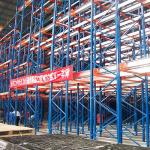 High Density Warehouse Racking System Heavy Duty 4 Way Pallet Shuttle Rack