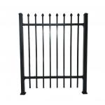 Steel Metal Picket Ornamental Wrought Iron Garden Fence 1.23m Height for sale
