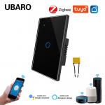 118 Type 1Gang US/BR/AU Standard Live Wire Control Smart Zigbee Switch Compatible With Zigbee Hubs 110-240Vac 50/60Hz for sale