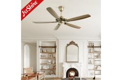 China 57 Inch Farmhouse Low Profile Dc Motor Ceiling Fan With Remote Control supplier