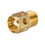 Finial Base Cnc Machining Brass Parts Lamp Instrument Ra3.2 Polished for sale