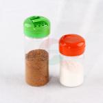 Food Grade Clear Plastic Cylinder , 410ml Salt Tea Coffee Sugar Jars for sale
