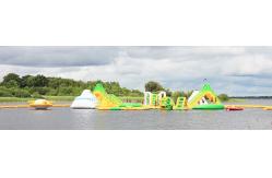 China Customized Inflatable Water Park Equipment Bay Gardens Splash Island Water Park supplier
