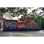 Building Themed Inflatable Fun City Simulate Construction Place Waterproof PVC Material