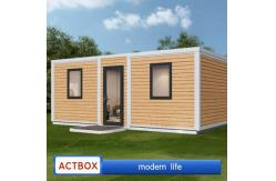 China Fast Installation 20FT Expandable Container House 40 Year Lifespan 6t Weight supplier