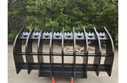 China Customizable Excavator Rake Bucket For Land Clearing Soil Preparation supplier