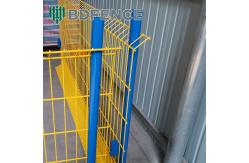 China Q235 Steel Mesh Edge Protection Fencing With Toeboard For Building supplier