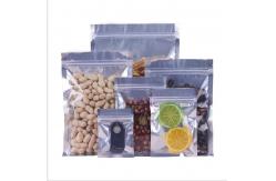 China Metalized resealable Foil Plastic Packaging Bag pouch Clear Front Moisture Proof supplier