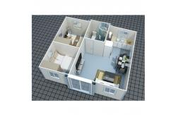 China Expandable Container House with Customizable Design and Rock Wool Sandwich Panel supplier