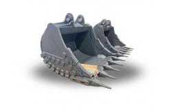 China 1 Cbm 1 Ton Excavator Rock Bucket In Mining Work supplier
