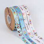 Custom Logo Printed Satin Ribbon – Personalized Polyester Ribbons for Gift Packaging
