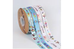 China Custom Logo Printed Satin Ribbon – Personalized Polyester Ribbons for Gift Packaging supplier