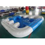 6 Person Floating Island , Inflatable Island Rafts For River and Ocean for sale