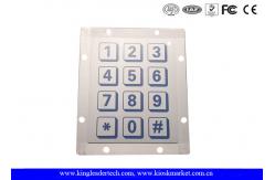 China Dust and Waterproof 12 key Numeric Keypad Security Door Access Control Keypad supplier