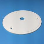 Tolerance 0.5mm Custom Ceramic Parts Step Perforated Alumina Ceramic Sheet for sale