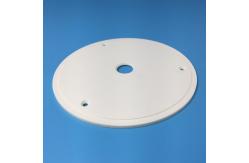 China Custom Ceramic Parts Tolerance 0.5mm Step Perforated Alumina Ceramic Sheet supplier