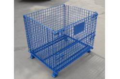 China Dia 5.0mm-5.8mm Wire Mesh Container Warehousing Steel Storage Cages supplier