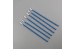 China 6.5 Inches Lint Free Paddle Dacron Head Polyester Swabs For Cleanroom supplier