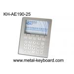 Custom Layout Stainless Steel Keyboard  ,  Digital Kiosk Keypad with 25 Keys for sale