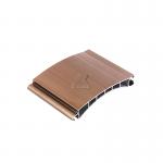 OEM Service Oxidized aluminum Profile Aluminum Spray Beige Rolled Door And Aluminium Roller Shutter Slat for sale