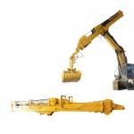 1.5m3 Bucket Capacity Telescopic Dipper Arm 3 Section Excavator Long Arm for sale