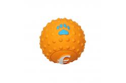 China Squeaker Convex Point Soft  Latex Squeaky Dog Ball supplier
