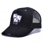 Unisex Constructed Cotton Front 6 Panel Trucker Cap High Profile Crown for sale