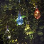 15cm Solar Powered LED Ground Lights 5W RGB Outdoor Fairy Light Bulbs for sale