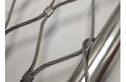 China High Strength Flexible Rope Mesh Fatigue Resistance Stainless Steel Ferrule Mesh supplier
