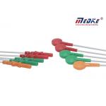 TPU Jacket AHA 5 Lead Contec Holter ECG Leadwires 0.9m Length for sale