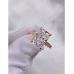 Radiant Diamond Ring White Diamond Ring Engagement Wedding Rings Lab Grown Diamond Rings for sale