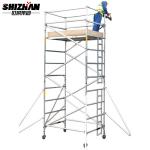 H FRAME Construction Site Lightweight Aluminum Scaffolding With Clamps for sale