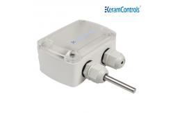China PC and ABS PT100 class A wall mounted temperature sensor transmitter supplier