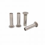 Customized Flat Head Semi-Hollow Rivet Stainless Steel Hollow Rivet Non-Standard Special-Shaped Parts. for sale