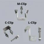 ISO Type A B C M Galvanised Steel Grating Clips for sale