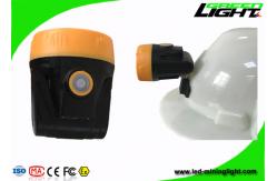 China 10000lux Rechargeable Led Mining Cap Lamp 3.8Ah Battery Capacity With USB Charger supplier
