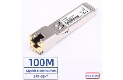 China Gigabit Electrical Sfp Rj45 Transceiver 10G Transceiver Modules SFP-GE-T supplier