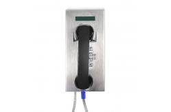 China Stainless Steel Waterproof Industrial Analog Telephone With LCD Display supplier