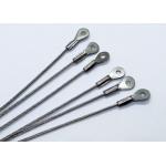 Personalized 1.5mm Wire Rope Eye Fittings / Galvanized Cable Eyelet Terminal