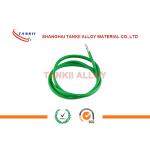White And Green Kc Thermocouple Cable With PTFE Insualtion And Metal Screen