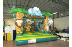 China Commercial Sarfari Como Inflatable Jump House 5 X 54m Safe Nontoxic Fire Resistance supplier