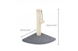 China OEM Eco Friendly 13.39 Fabric Cat Scratching Post supplier